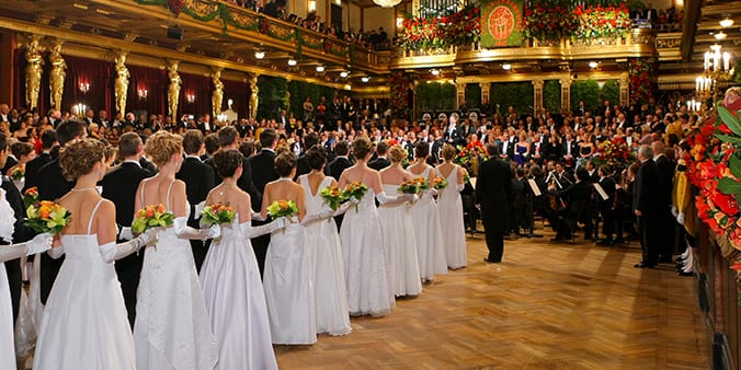 Debutanten op het philharmoniker-bal