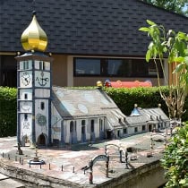 Hundertwasserkerk in Minimundus