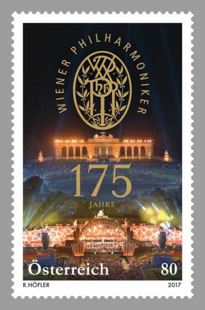 Postzegel 175 jaar Wiener Philharmoniker