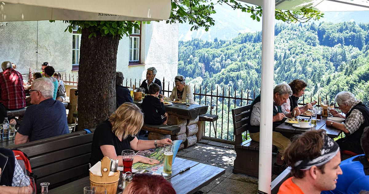 St Georgenberg - Terras