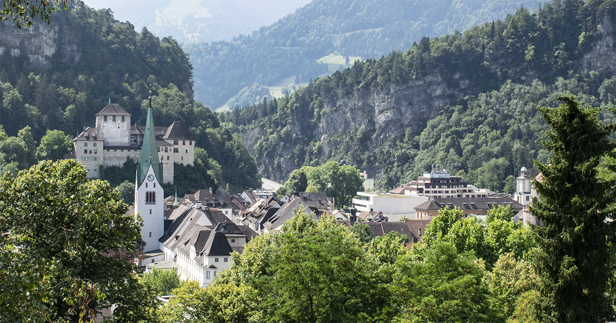 Uitzicht op Feldkirch