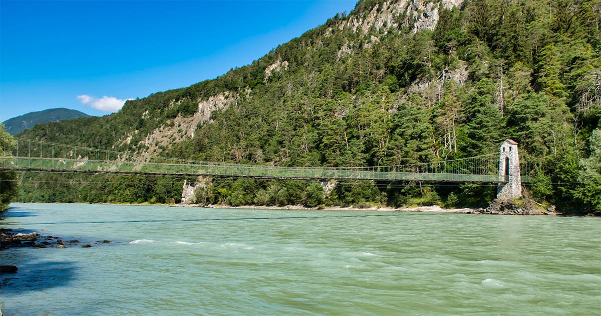 Voetgangersbrug Stamser Steg