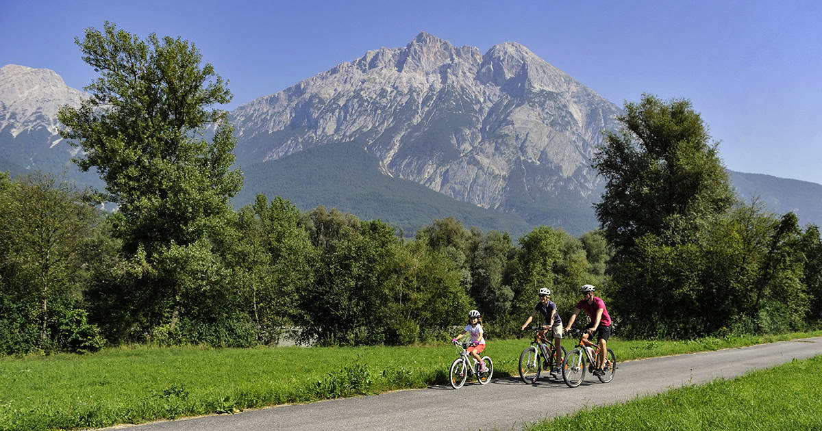 Recreatief fietsen langs de Inn