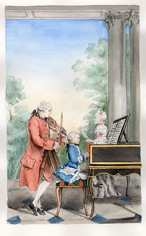 Leopold & Wolfgang Mozart