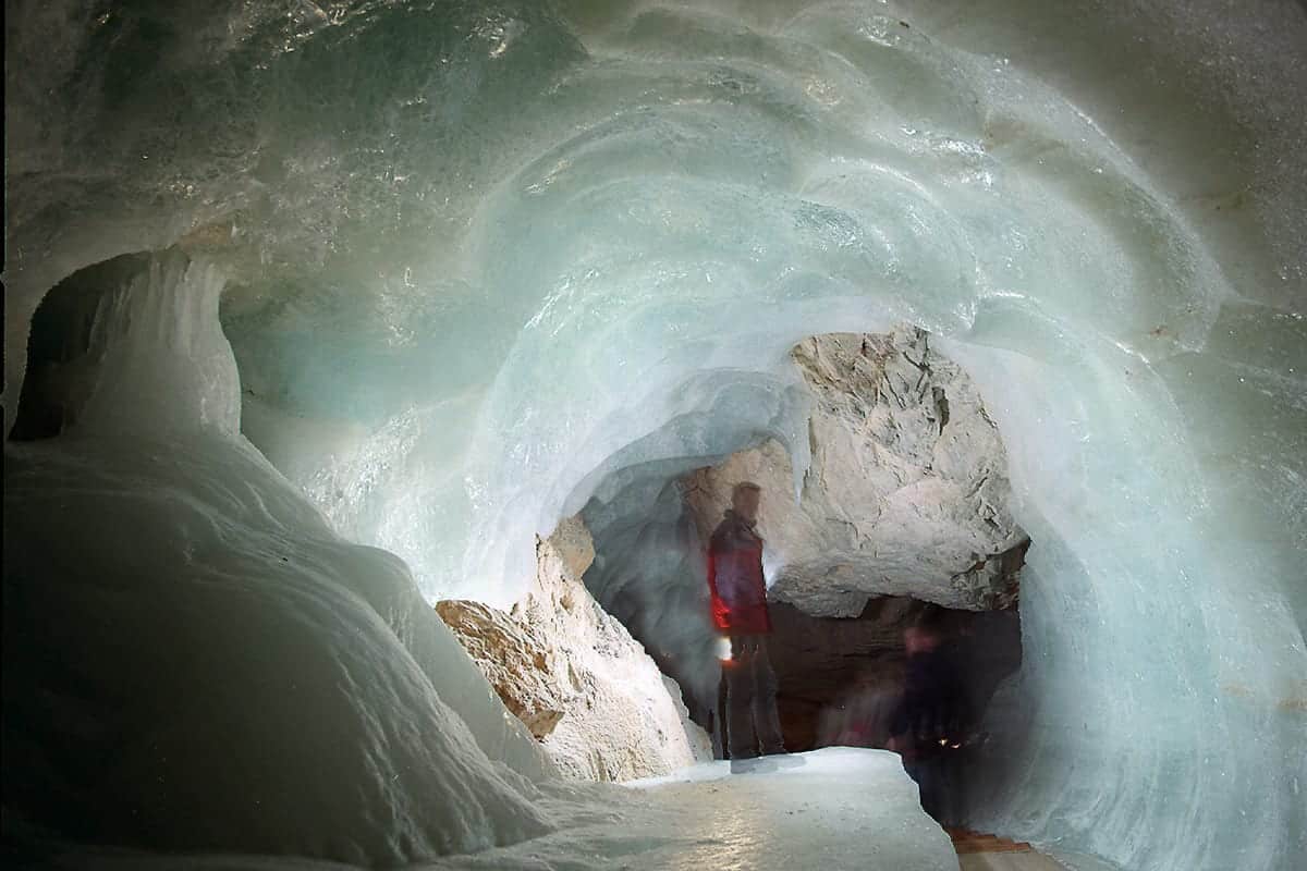 Eisriesenwelt - Eistunnel Mörkdom