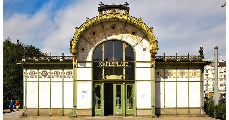 Paviljoen op de Karlsplatz