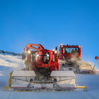 Pistenbully's op de Hochzeiger