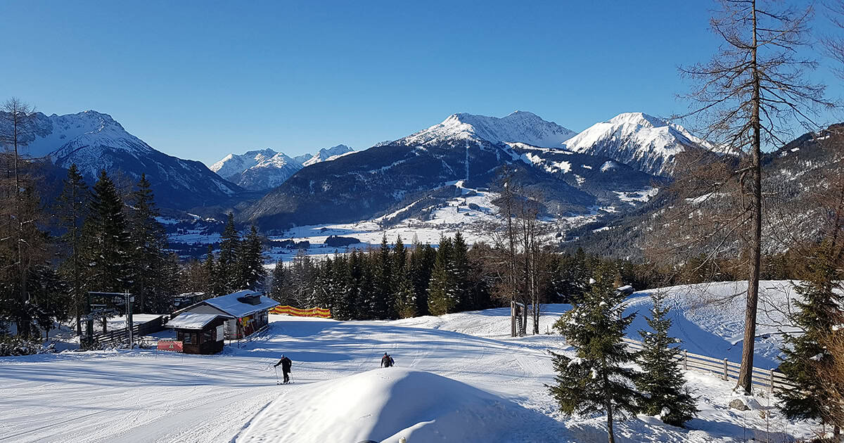 Piste in het Skigebied Serfaus Fiss Ladis