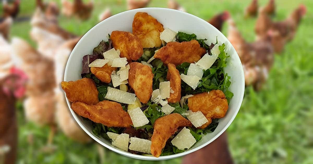 Backhendlsalat