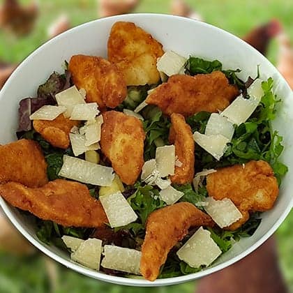 Backhendlsalat