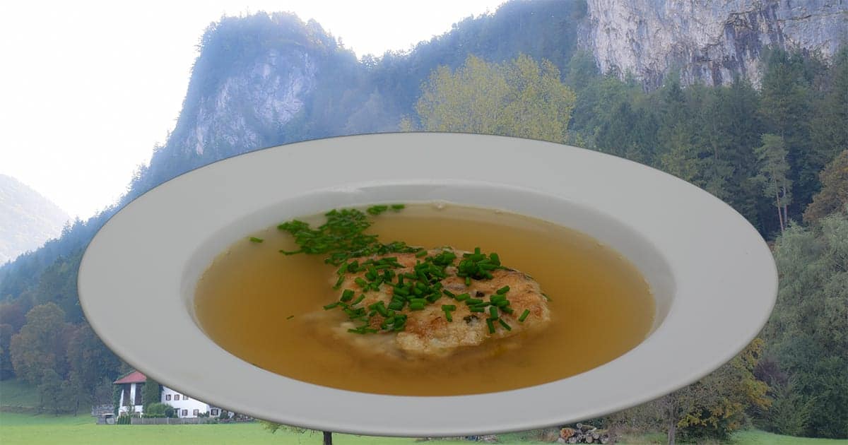 Kaspressknödelsuppe