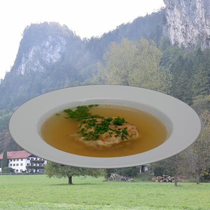 Kaspressknödelsuppe