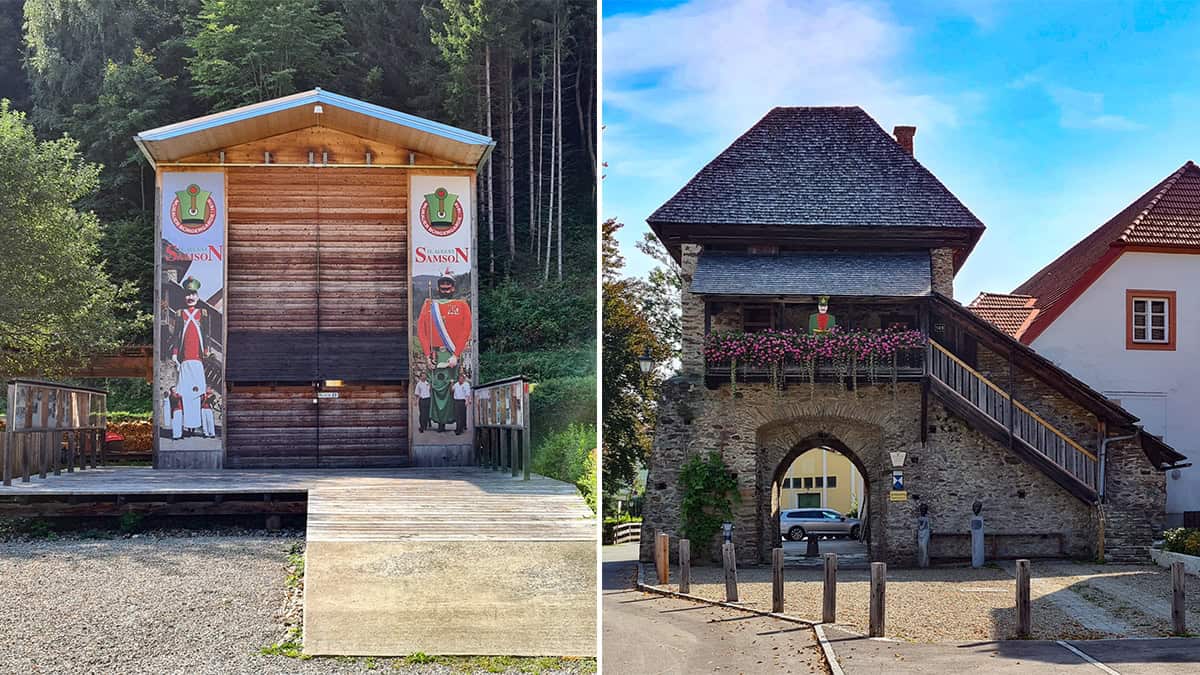 Samsonhuis en Friesacher Poort