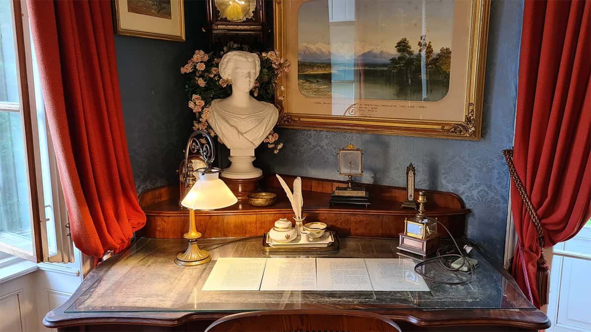 Bureau van Franz Josef in de Kaiservilla