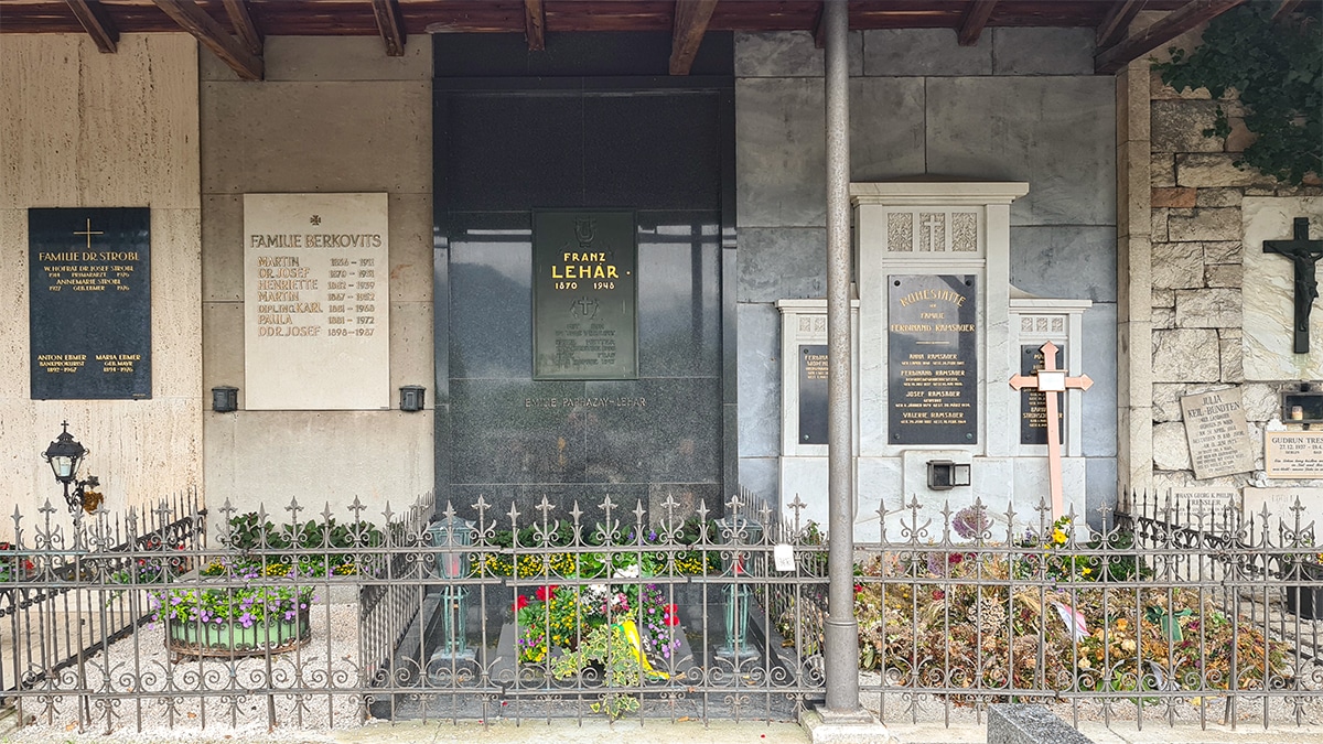 Het graf van Franz Lehar
