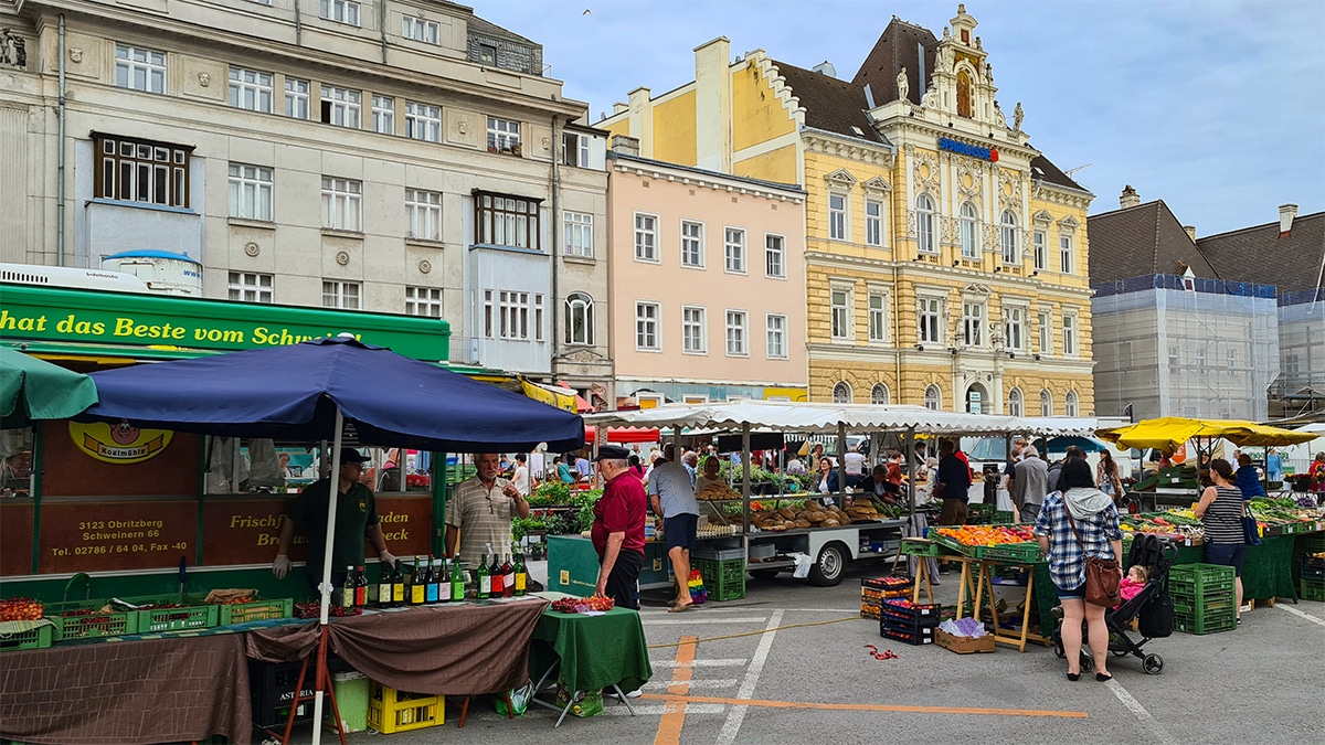 Markt op de Domplatz