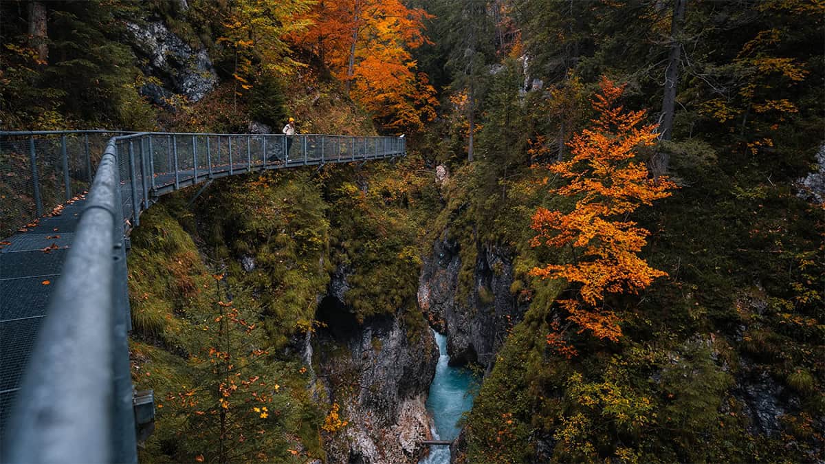 Herbst in der Leutascher Geisterklamm