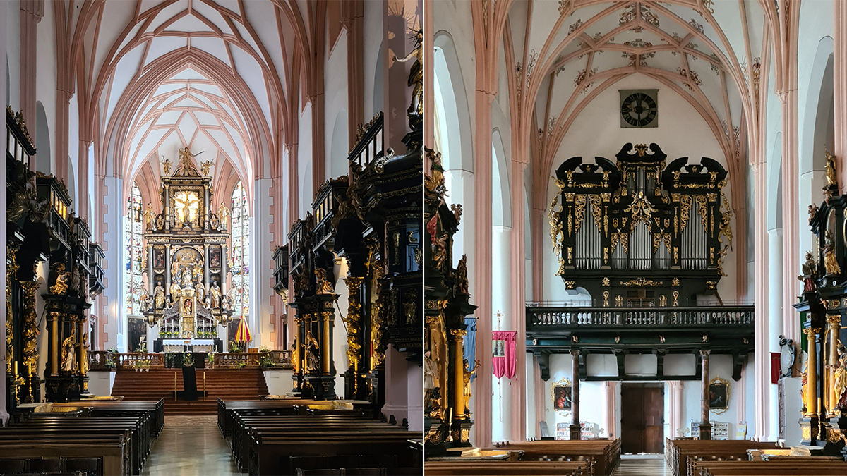 Hoogaltaar en orgel van de Basiliek St Michael