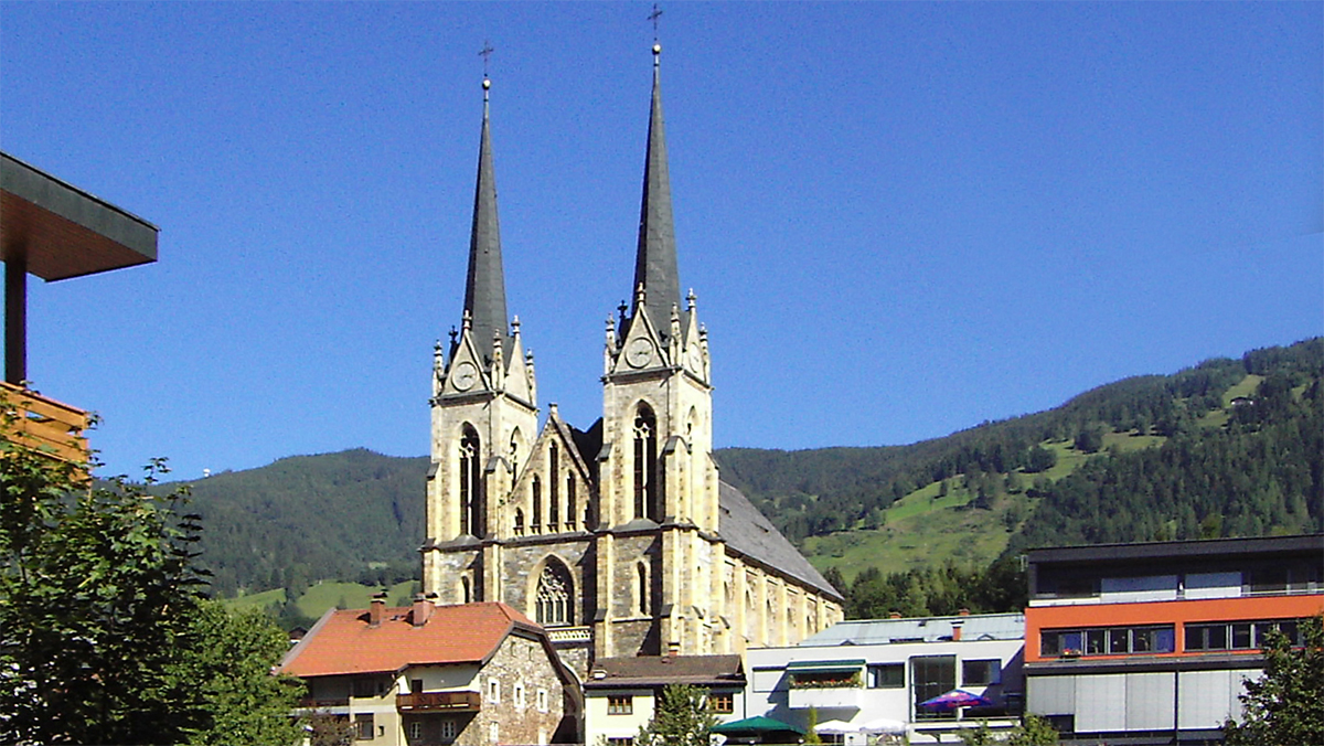De kathedraal van Pongau in St Johann
