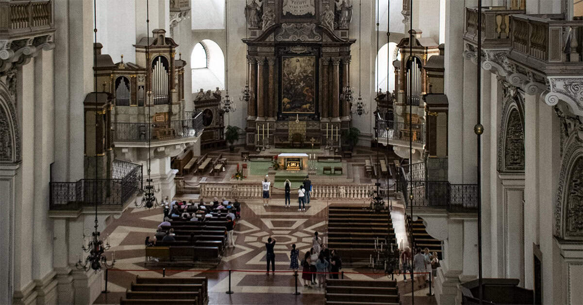 Het hoofdschip van de Salzburger Dom